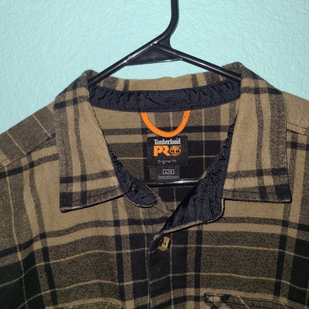 Timberland pro mens button down work shirt